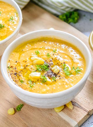 Creamy Corn Gazpacho